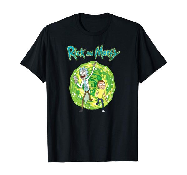 

morty rick dimension portal t shirt men women tee shirt big tall 100% cotton t-shirt