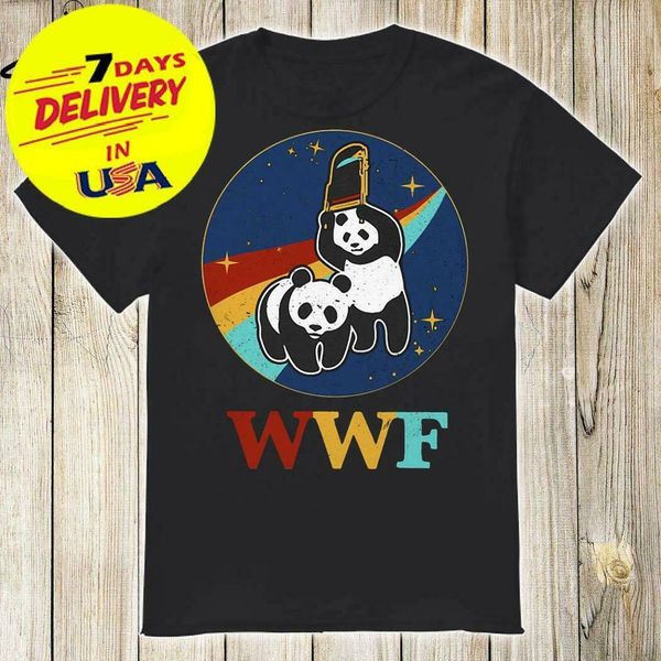 

retro wwf panda bear wrestling funny shirt 2019 new arrival men's fashion funny tees men short 3d print t shirt