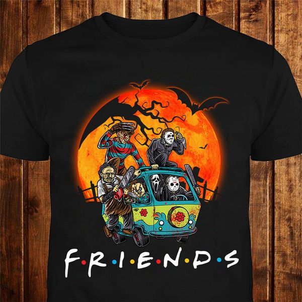 

horror friends pennywise michael myers jason voorhees halloween gift men t-shirt m xl 2xl 10xl tee shirt