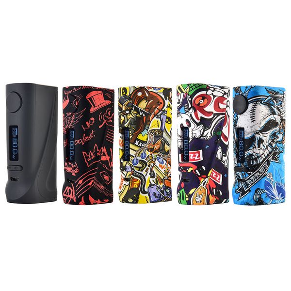 

Authentic Vapor Storm ECO PRO MOD Vape 80W TC Fashion Graffiti Box Mod 510 thread For 510 RDA RTA RDTA DIY Atomizer
