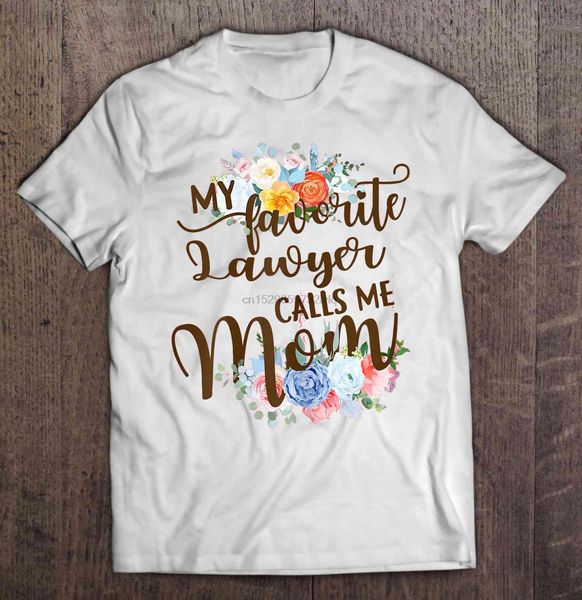 

мужчины смешной футболка мода тенниски моего любимого lawyer calls me mom flower version женщина тенниска