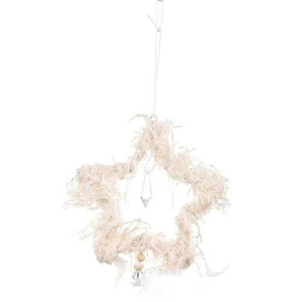 

christmas decorations hanging ornament creative feather star heart christmas tree hanging pendant decorations 0021chr
