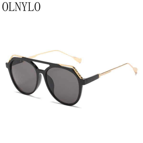

sunglasses vintage lady square women brand designer outdoor driving black gradient female sun glasses, White;black