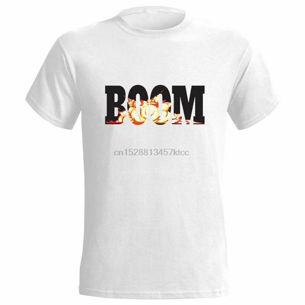 

boom explosion logo mens tee t shirt festival music rock rave party gig stag customize o neck t-shirt