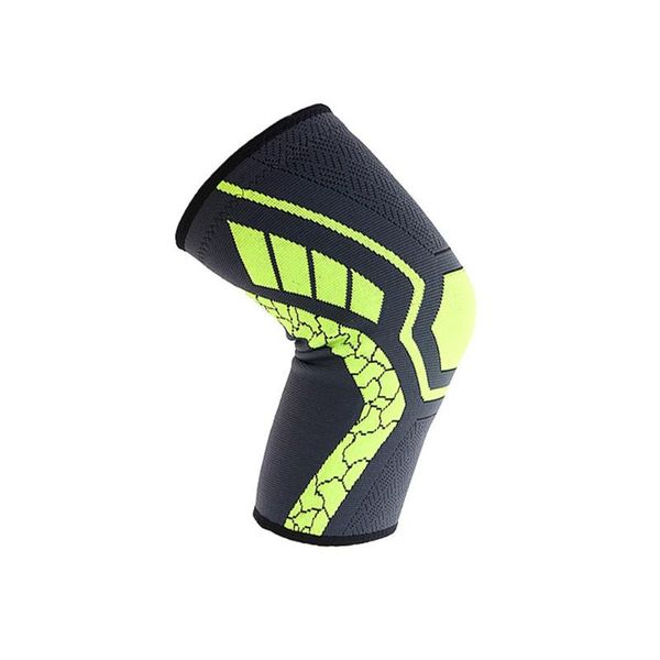 

1 pc elastic kneecap support tibia stability knee brace anti-scratch sports knee protector for men women, Black;gray