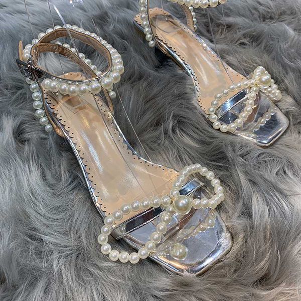 

new gladiator sandals women butterfly-knot decor summer shoes woman string bead fashion chunky heels sandalias mujer beach shoes, Black