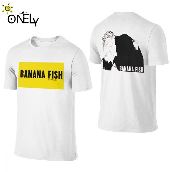 

мужская футболка banana fish тонкий geek crewneck мультфильм печати с коротким рукавом