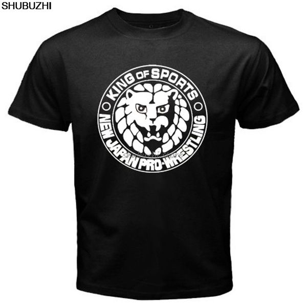 

new japan pro wrestling njpw логотип боевых искусств мужской черная футболка размер s-3xl прохладного повседневных гордости тенниски людей u