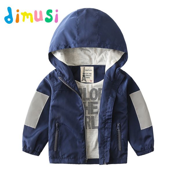 

dimusi осень мальчик бомбардировщик куртки вскользь дети хлопка теплое пальто с капюшоном ребёнки открытый ветровка детская одежда, Blue;gray