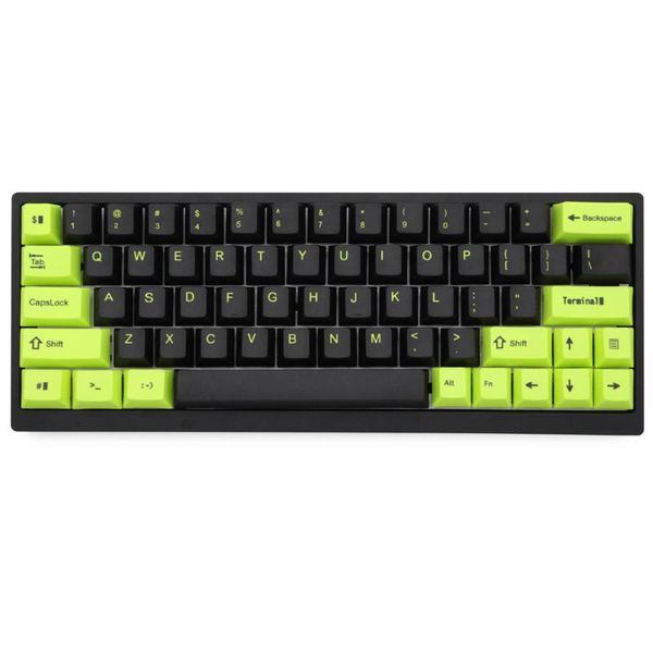 

keyboards cherry profile dip dye keycap set thick pbt plastic code terminal sculptured legends for gh60 xd60 xd84 zz96 bm60 xd68