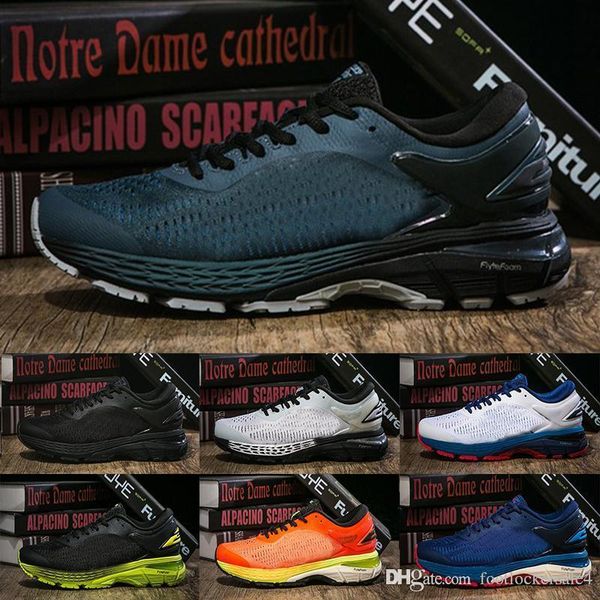 

новая мода темный гель kayano 25 2019 green мужская обувь тройная черная оранжевая белая спортивная спортивная обувь дизайнерские женские кр
