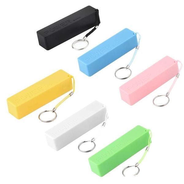 

universal solderless 5v 1a perfume style mobile power bank case box diy usb 1*18650 battery cover keychain do it yourself