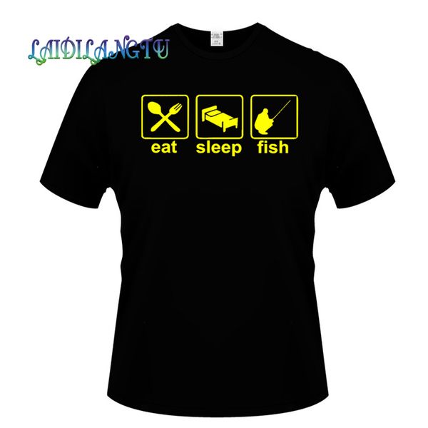 

eat sleep fish new fashion t shirt men t-shirt design printing tees customized sport hooded sweatshirt hoodie