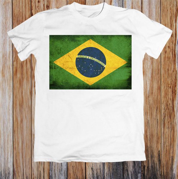 

brazil national flag t-shirt breathable tee shirt