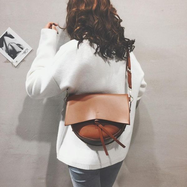 

ocardian new fashion bag casual luxury clutch strap handle bags small female bag wild simple shoulder messenger