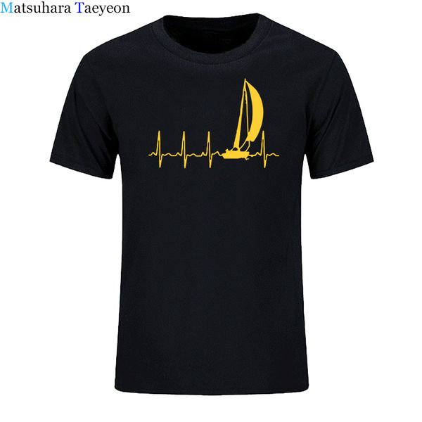 

sailing t shirt men sailing in a heartbeat t-shirt summer graphic tee shirt cute 100 cotton short sleeve mens tshirt