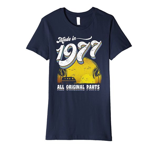 

2019 fashion premium made in 1977 all original parts 41st birthday tshirt tee shirt