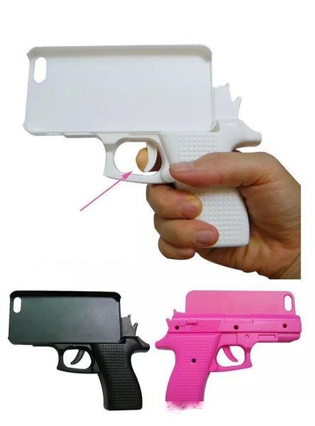 

fashion 3d gun shape hard pc phone shell case cover for iphone xr 7 8 plus x xs max pistol toy style