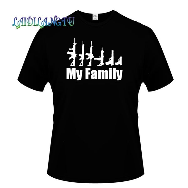 

novelty tshirt men my family men t-shirts funny design printing cotton tees customized