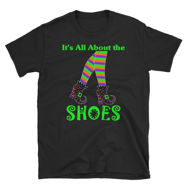 

halloween trick treat witch shoes t-shirt s-3xl funny design tee shirt