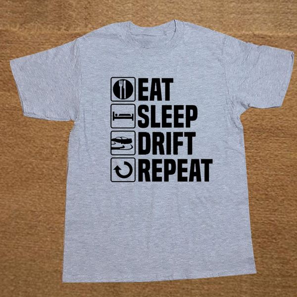

eat sleep drift car racer driver birthday christmas gift funny mens t-shirt t shirt short sleeve cotton casual tee