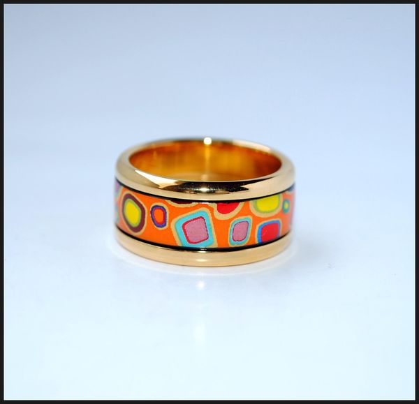 

colorful stones series 18k gold-plated enamel rings ring for women band rings for gift, Silver