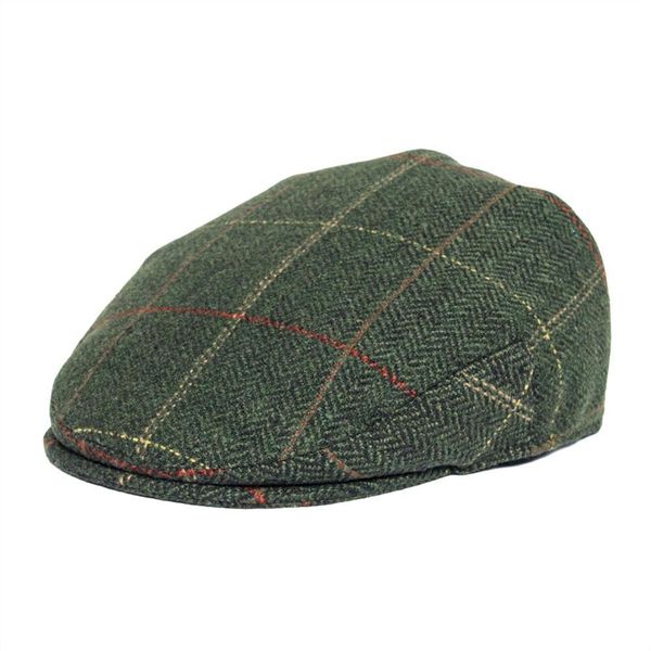 

feinion ivy cap men women 50% wool tweed flat caps driver herringbone green cabbies glof hat newsboy beret boina 066 t200911, Blue;gray