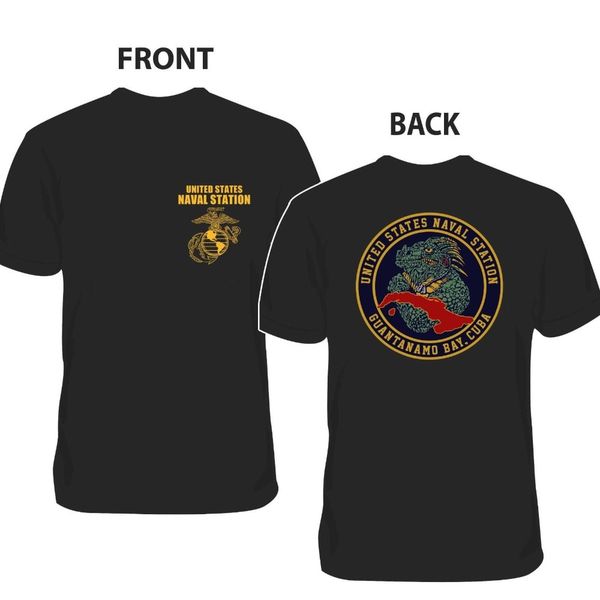 

united states naval station guantanamo bay cuba brand 2019 summer kpop fashion casually crew neck basic casual shirt