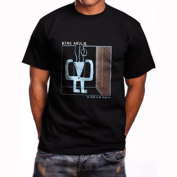 

king krule easy easy short sleeve mens black t-shirt size s to 5xl