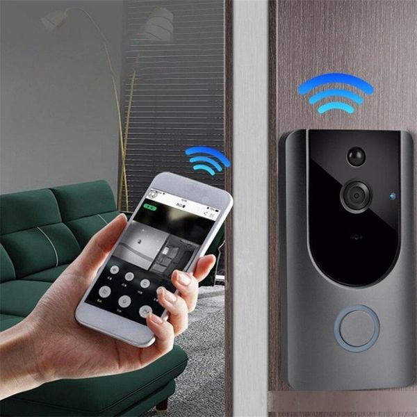 

m2 doorbells 720p/1080p wireless battery powered smart doorbell camera smart video door bell 1080p hd intercom video