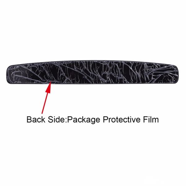 

silicone keyboard wrist rest pad ergonomic support comfort gel wrist rest pad for comuter pc lapnetbook 104 keys black