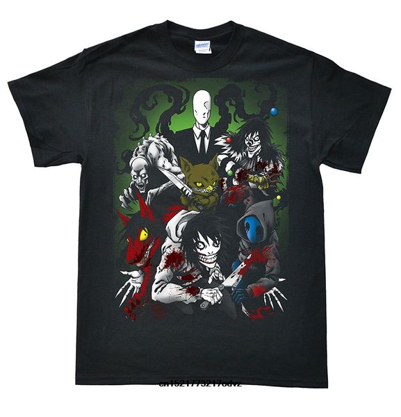 

men t shirt creepypasta family summer fashion funny t-shirt novelty tshirt women