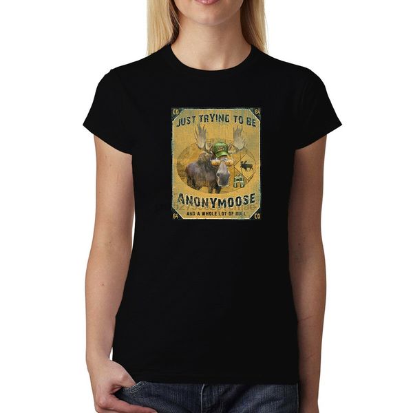 

funny moose elan woman t-shirt xs-3xl novelty