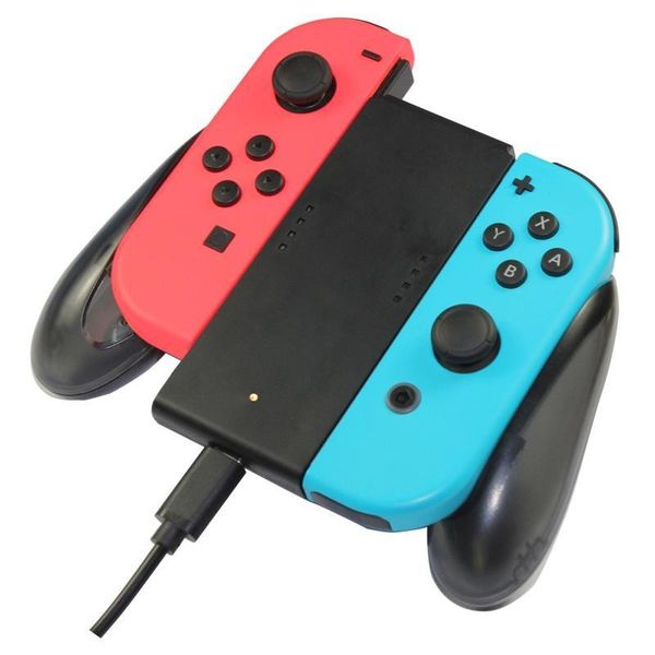 

joy-con joystick charging grip power bank portable charger chargeable stand for nintendo nintend switch ns handle grip