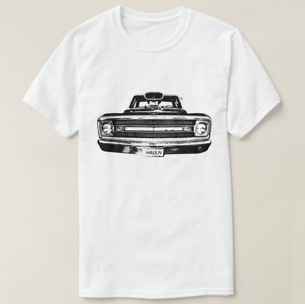 

2019 отпечатано мужчины тенниска хлопка с коротким рукавом 1969 chevy с10 muscle грузовик t-shirt женщины тенниска