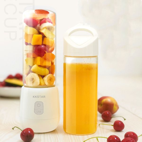 

blender 450ml portable usb electric juicer machine squeezer glass extractor spiral vegetable fruit orange mixer bottle