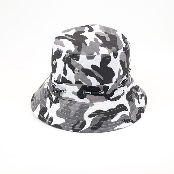 

wide brim hats men's and women's outdoor mountaineering hat camouflage breathable cloth travel summer sunshade sunscreen big edge, Blue;gray