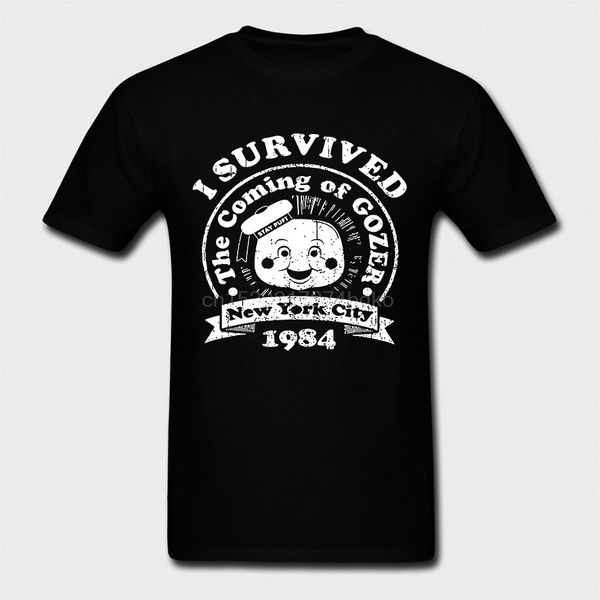 

men t shirt i survived the coming of gozer new york women t-shirt