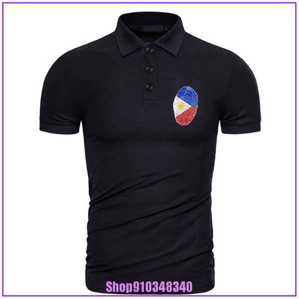 

высокое качество отпечатков пальцев филиппины camiseta лето с коротким рукавом рубашки camisetas пункт hombre tee tops streetwear, White;black