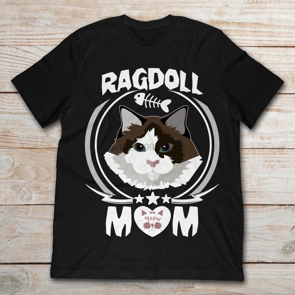 

ragdoll mom cat t-shirt