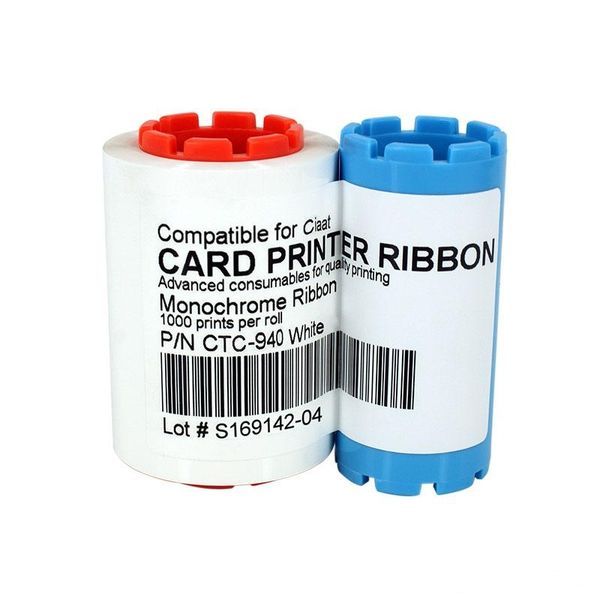 

ribbon for ciaat ctc-940w white ribbon print 1000 sheets / roll good quality