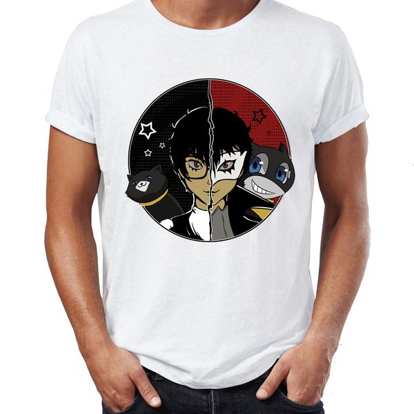 

мужская футболка persona 5 joker аниме игры игра удивительный произведение printed tee