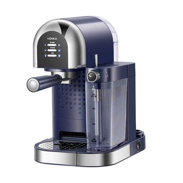 

italian coffee machine 15bar/1470w/1.1l espresso coffee maker semi-automatic milk foam electric coffee maker