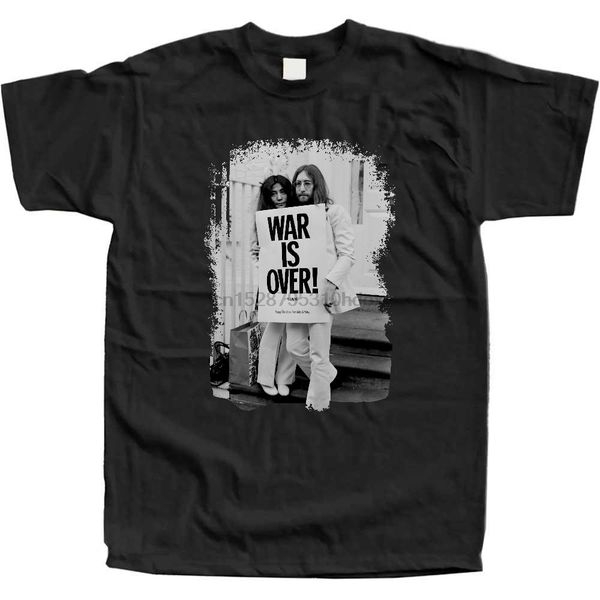 

war is over t shirt john lennon yoko cotton black size s to 2xl happy xmas