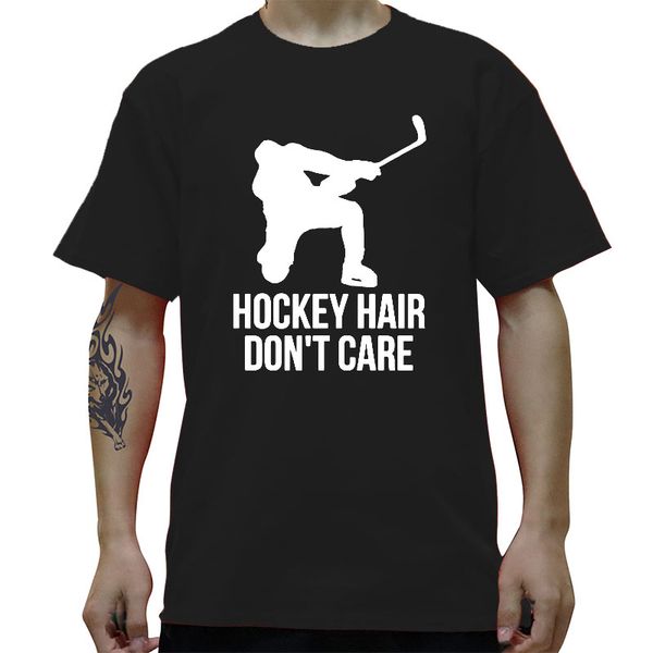 

hockey hair don't care t-shirt men cotton streetwear oversized short sleeve round neck hip hop t shirt tshirt camiseta