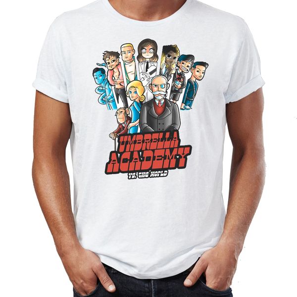 

men's t shirt the umbrella academy awesome artwork printed tee