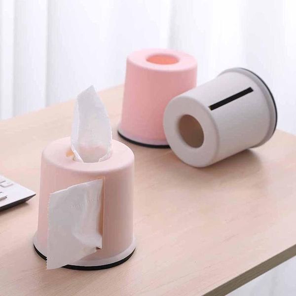 

tissue boxes & napkins plastic roll paper towel box storage case car deskholder waterproof bathroom