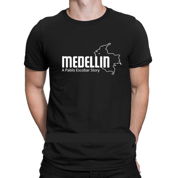 

create new style t shirt mens medellin pablo escobar t-shirt novelty men tee shirt normal tshirt for men crew neck hiphop