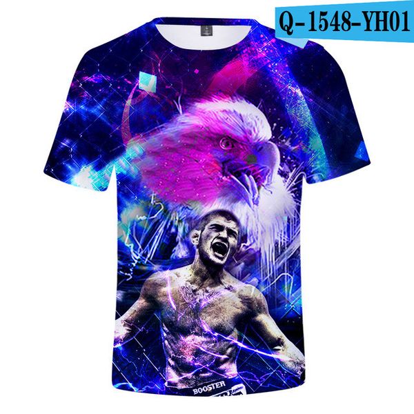 

russia hero supernova khabib nurmagomedov 3d boys girls 3d print shirts harajuku hentai horror men clothing