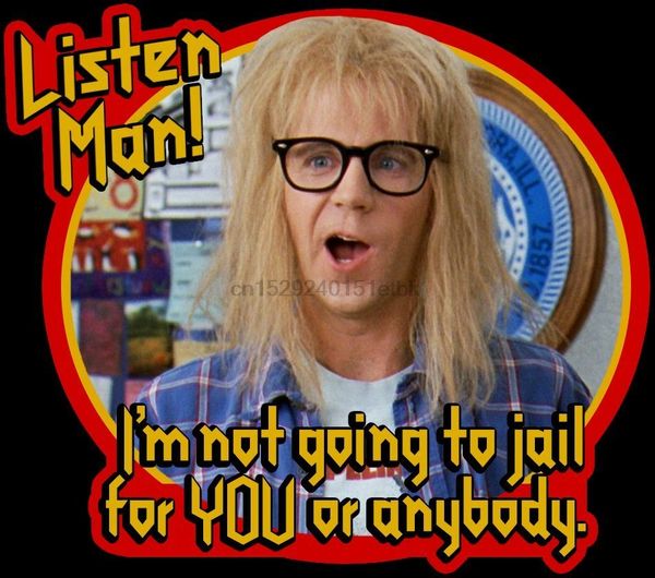 

90 mike myers classic wayne world garth listen man custom tee any size